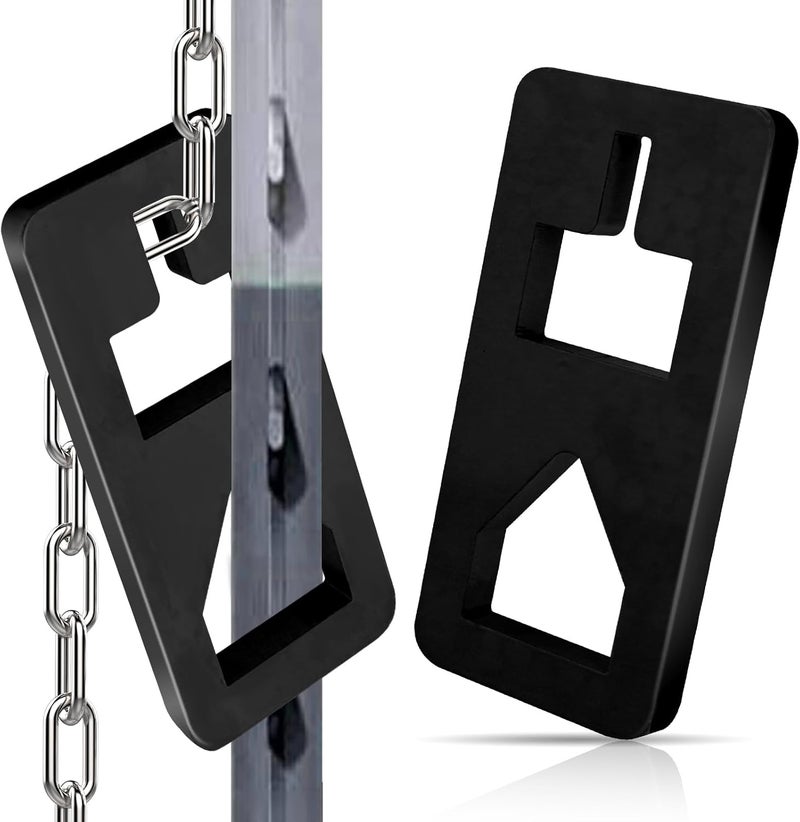 TNCZHYLX T Post Puller Fence Post Puller, Farm Equipment Tractor Accessories, Use Different Chains S Hooks Jacks Tractor Buckets from Ground (Black) - Image 1